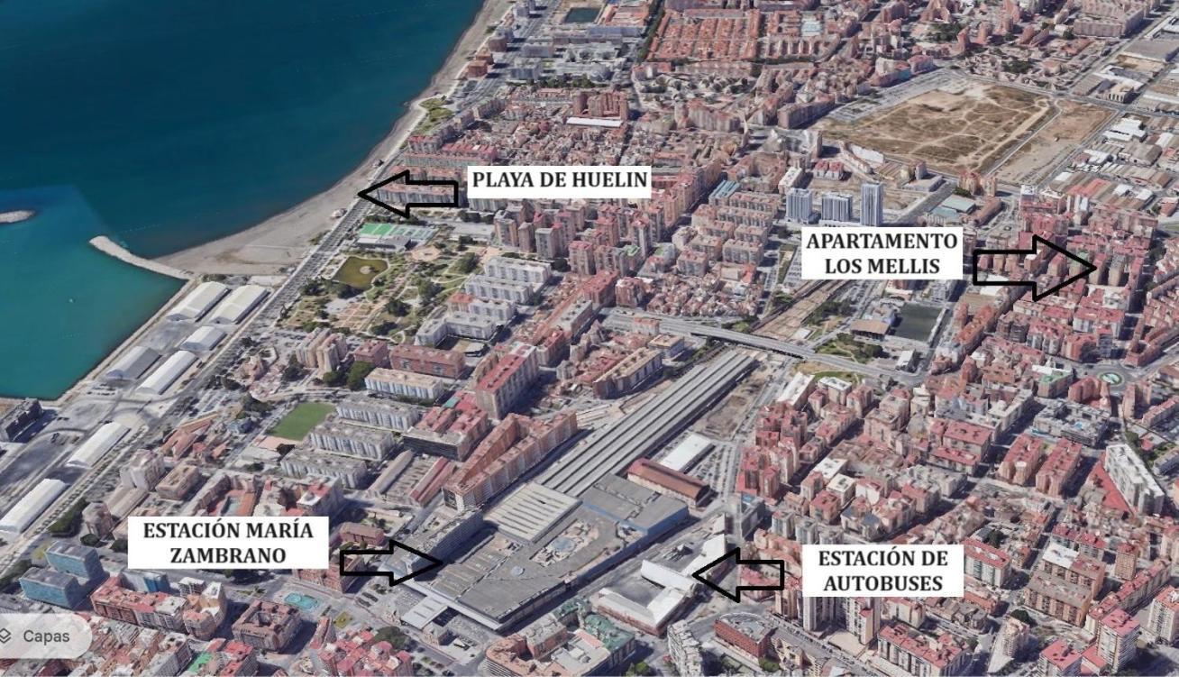 Los Mellis - Maria Zambrano Estacion De Tren & Bus Málaga Eksteriør bilde